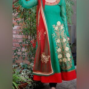 New, Pristine Condition Vasansi Anarkali outfit